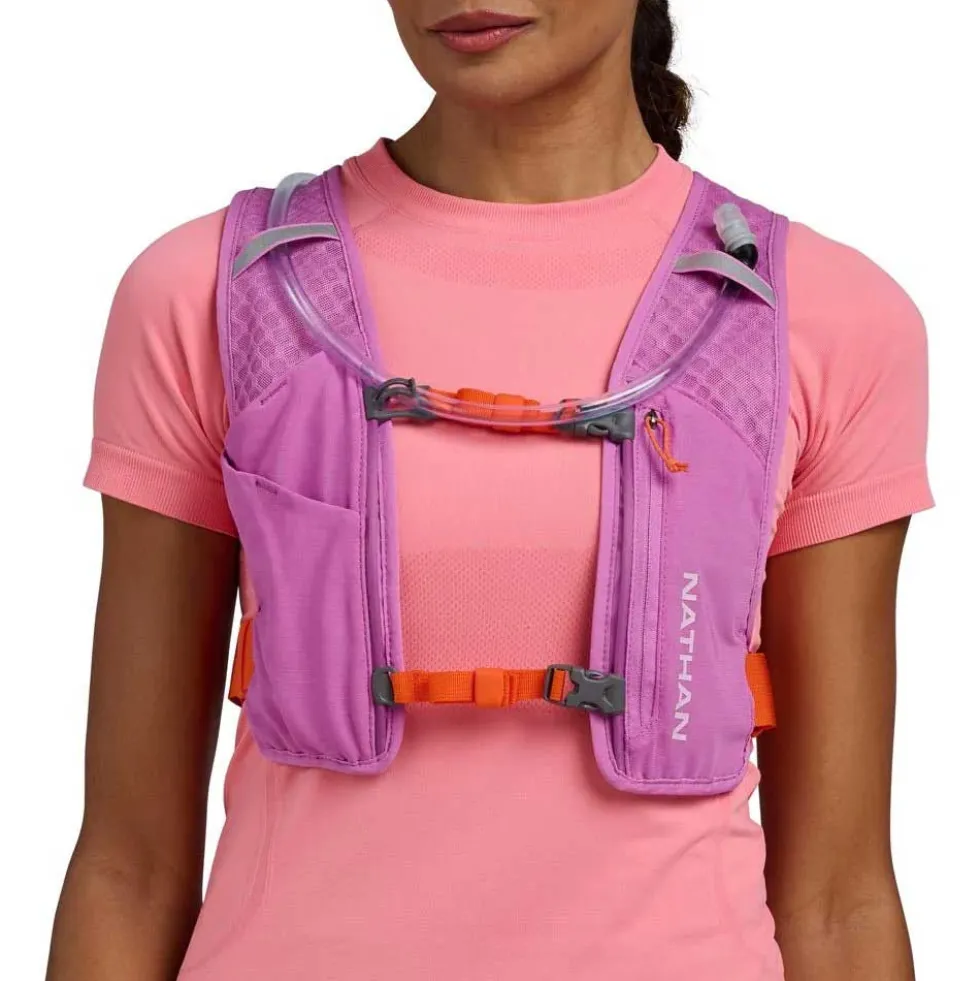 Nathan Sports Quick Start 3.0 Hydratatievest - 4 liter - fuchsia/orange blaze