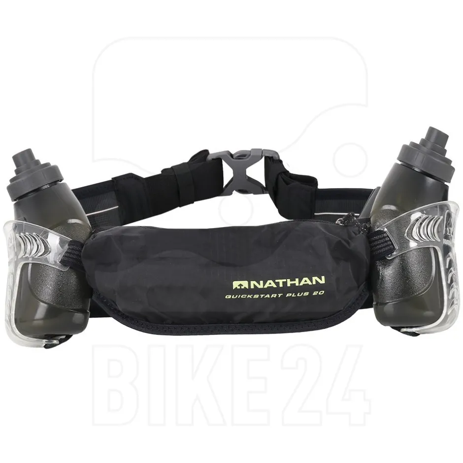 Tassen < Nathan Sports QuickStart Plus 20 Hydration Belt - Black
