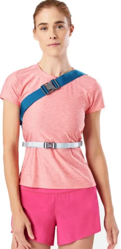 Tassen < Nathan Sports Run Sling 2L Hardlooprugzak - Black/Ribbon Red