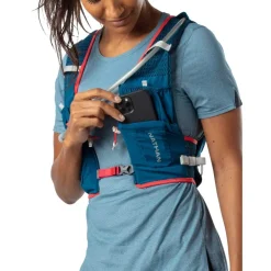 Rugzakken & Drinksystemen < Nathan Sports VaporAiress 2 Lite Women's Hydration Vest - 4L - marine blue / hibiscus