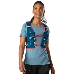 Rugzakken & Drinksystemen < Nathan Sports VaporAiress 2 Lite Women's Hydration Vest - 4L - marine blue / hibiscus