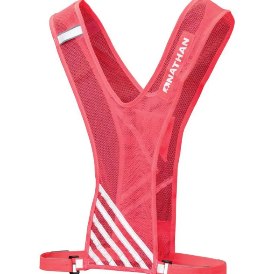Overige Producten < Nathan Sports Bandolier Veiligheidsvest - diva pink