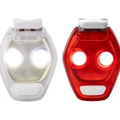 Veiligheidslampen < Nathan Sports HyperBrite Mini Veiligheidslampen - Set van 2 - Silver/Chili Peper/White/Gold
