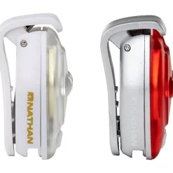 Veiligheidslampen < Nathan Sports HyperBrite Mini Veiligheidslampen - Set van 2 - Silver/Chili Peper/White/Gold