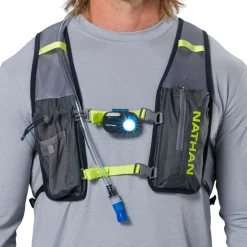Nathan Sports Luna Fire 400 RX Run Borst/Taille - Sailor Blue