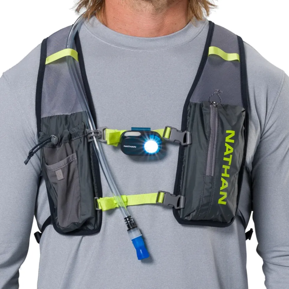 Nathan Sports Luna Fire 400 RX Run Borst/Taille - Sailor Blue