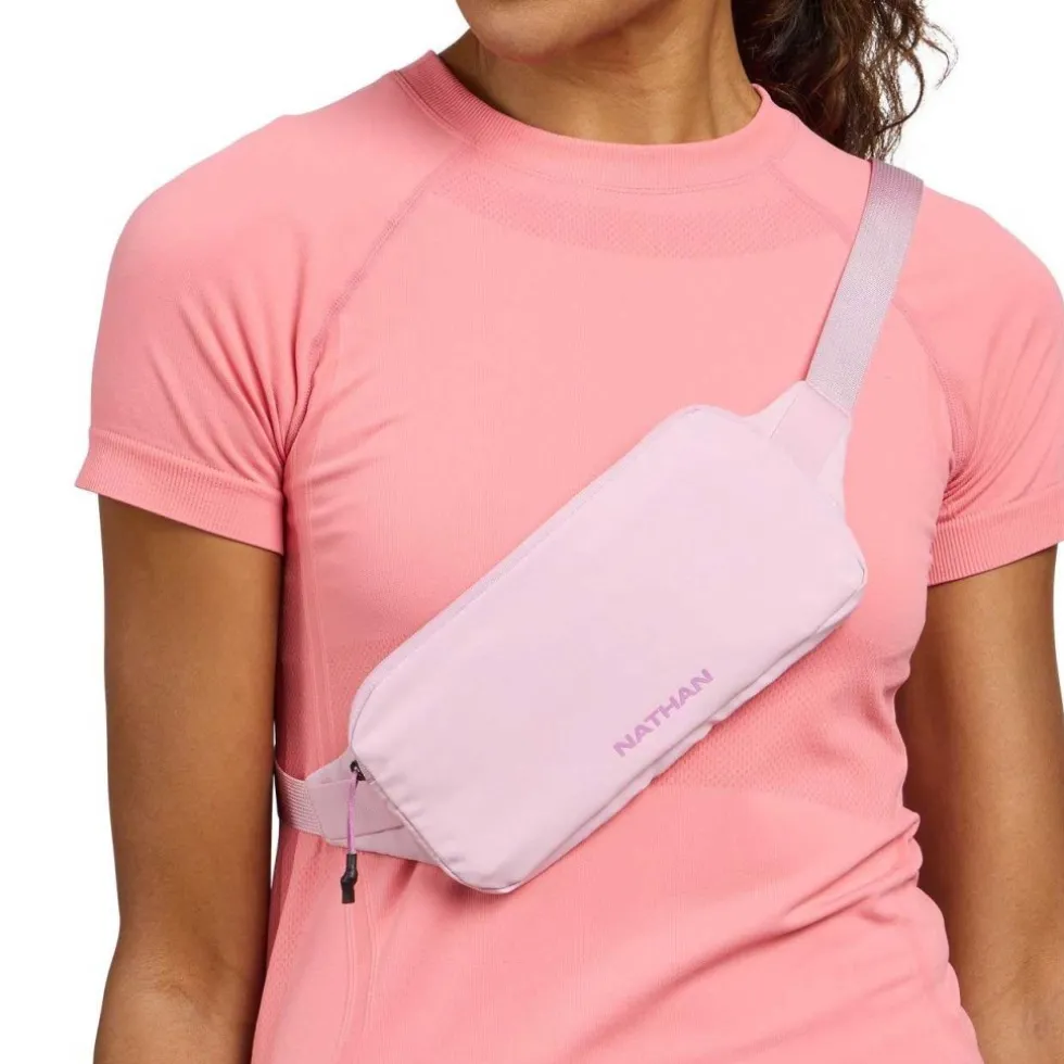 Nathan Sports Marathon Pak 3.0 Heupriem - light pink/fuchsia