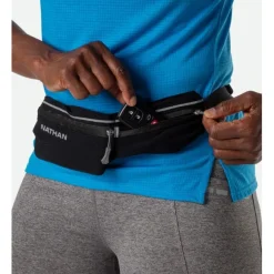 Nathan Sports Mirage Pak Plus Running Belt - black