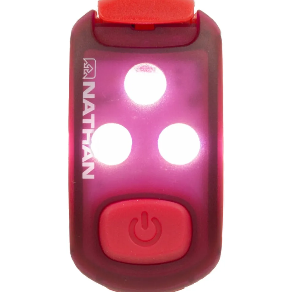 Nathan Sports StrobeLight LED - Veiligheidslamp Clip - magenta