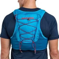 Rugzakken & Drinksystemen < Nathan Sports VaporAir 4.0 hardloopvest met drinksysteem - 8L - electric blue/ribbon red