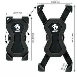 Telefoonhouders|Houders Voor Mobiele Telefoons < NC-17 Connect 3D Stem Universal Mount for Smartphones - Handlebar