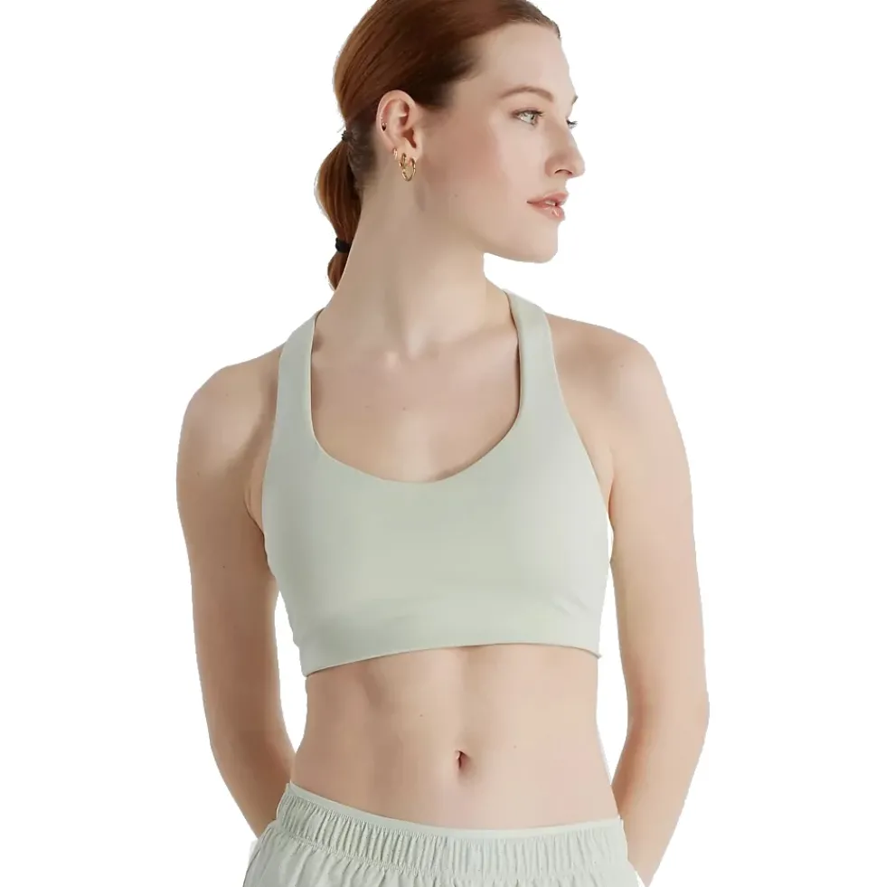 New Balance Power X Sport-Beha met sterke Ondersteuning Dames - Natural Mint