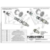 Kogellagers En Glijlagers < Newmen Bearing BB CB 17x30x7 C3 LLH - Bearing for Rear Hub 90180
