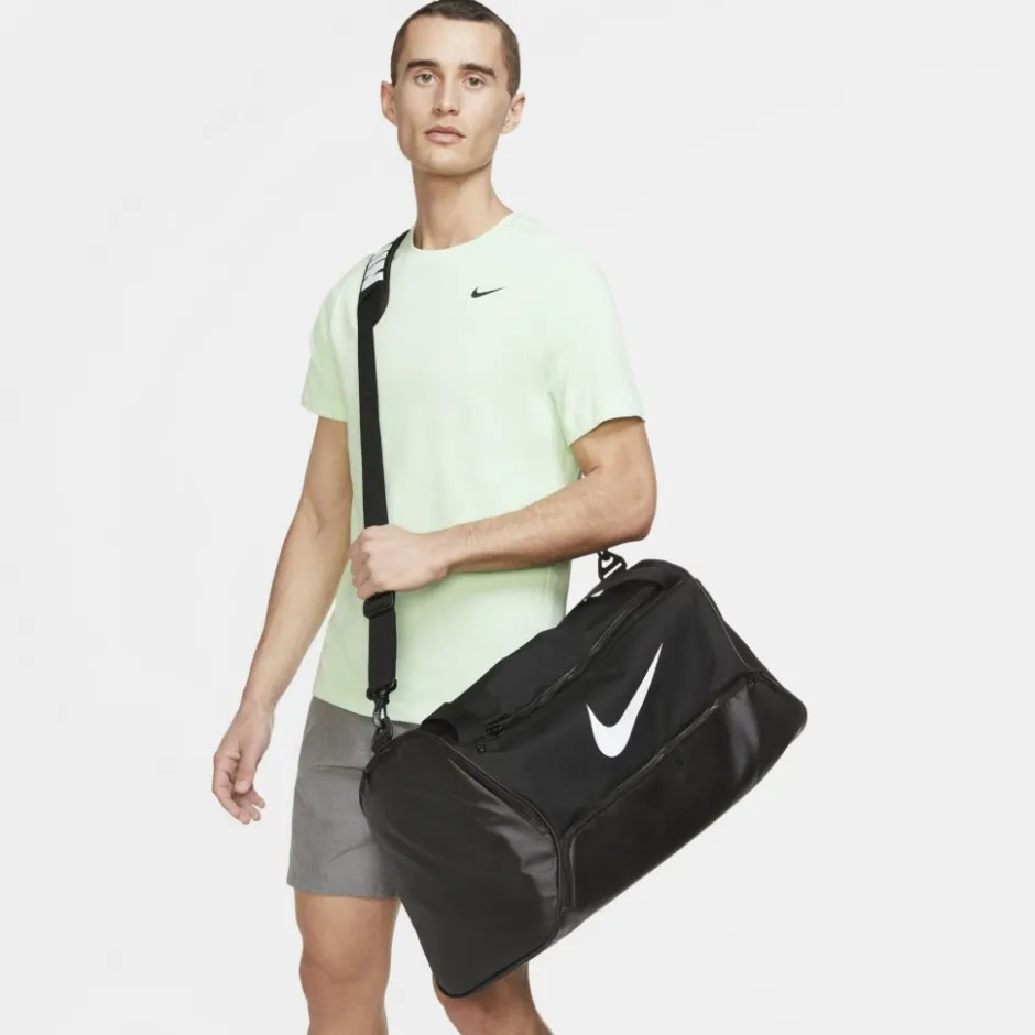 Reistassen & Sporttassen|Reistassen & Sporttassen < Nike Brasilia 9.5 Duffeltas 60L (Klein) - zwart/zwart/wit DH7710-010