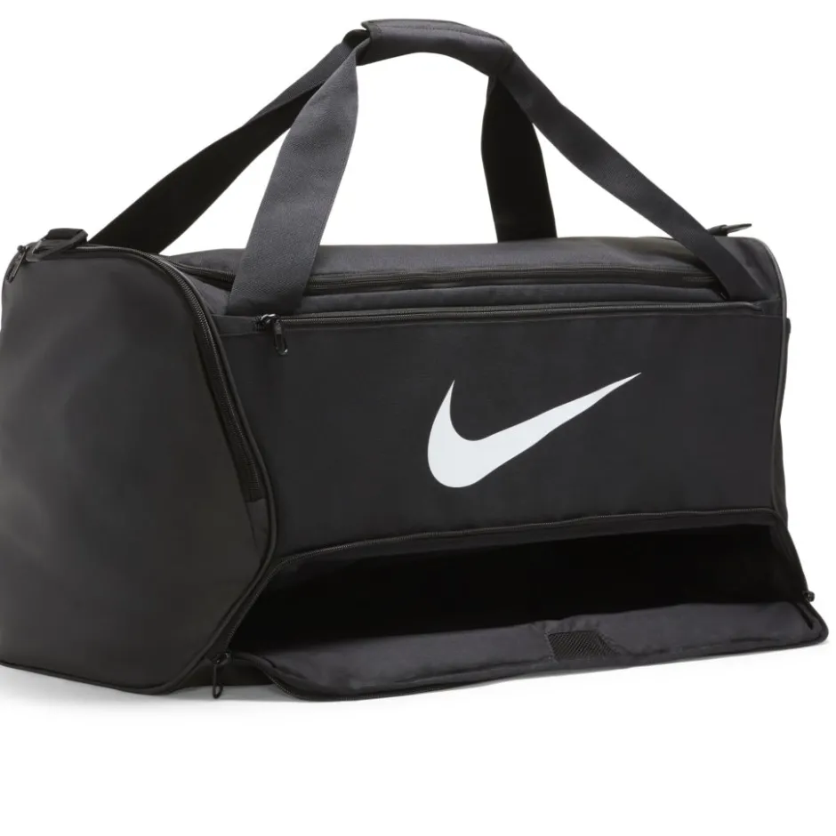 Reistassen & Sporttassen|Reistassen & Sporttassen < Nike Brasilia 9.5 Duffeltas 60L (Klein) - zwart/zwart/wit DH7710-010
