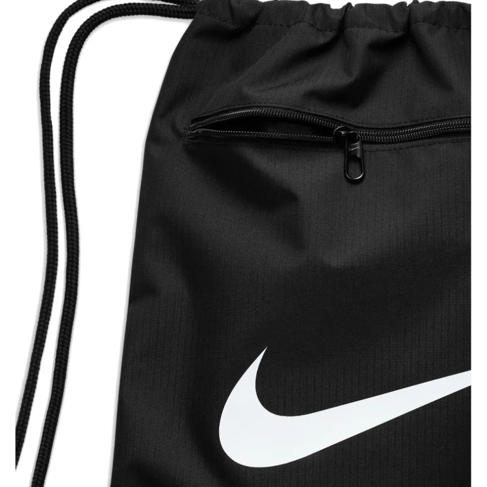 Nike Brasilia 9.5 Gymtas - 18L - zwart/zwart/wit DM3978-010