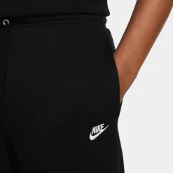 Nike Club French Terry Joggingbroek Heren - zwart/zwart/wit FN3801-010