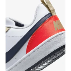 Schoenen < Nike Court Borough Low Recraft Schoenen Kinderen - white/thunder blue/light crimson DV5456-124