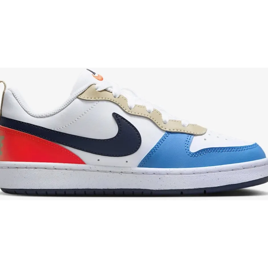 Schoenen < Nike Court Borough Low Recraft Schoenen Kinderen - white/thunder blue/light crimson DV5456-124