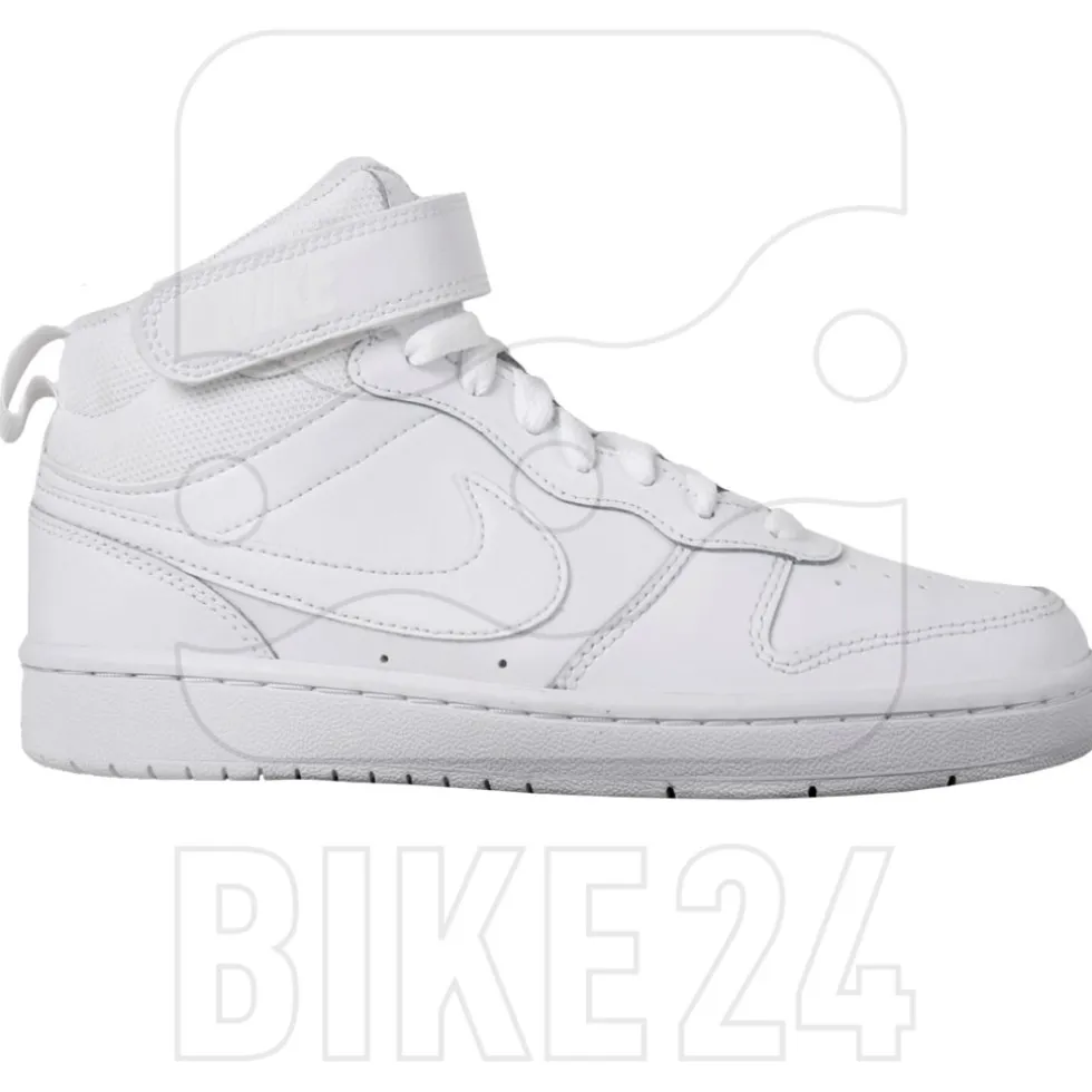 Nike Court Borough Mid 2 Schoenen voor Kinderen - white/white-white CD7782-100