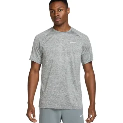 Nike Dri-FIT ADV Stride Hardloopshirt Heren - smoke grey/heather/reflective silver HV5203-084