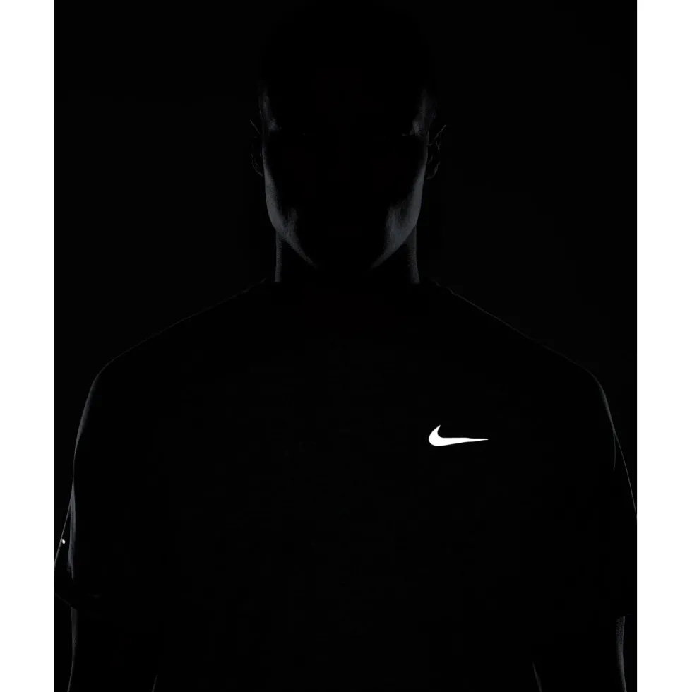 Nike Dri-FIT ADV Stride Hardloopshirt Heren - smoke grey/heather/reflective silver HV5203-084
