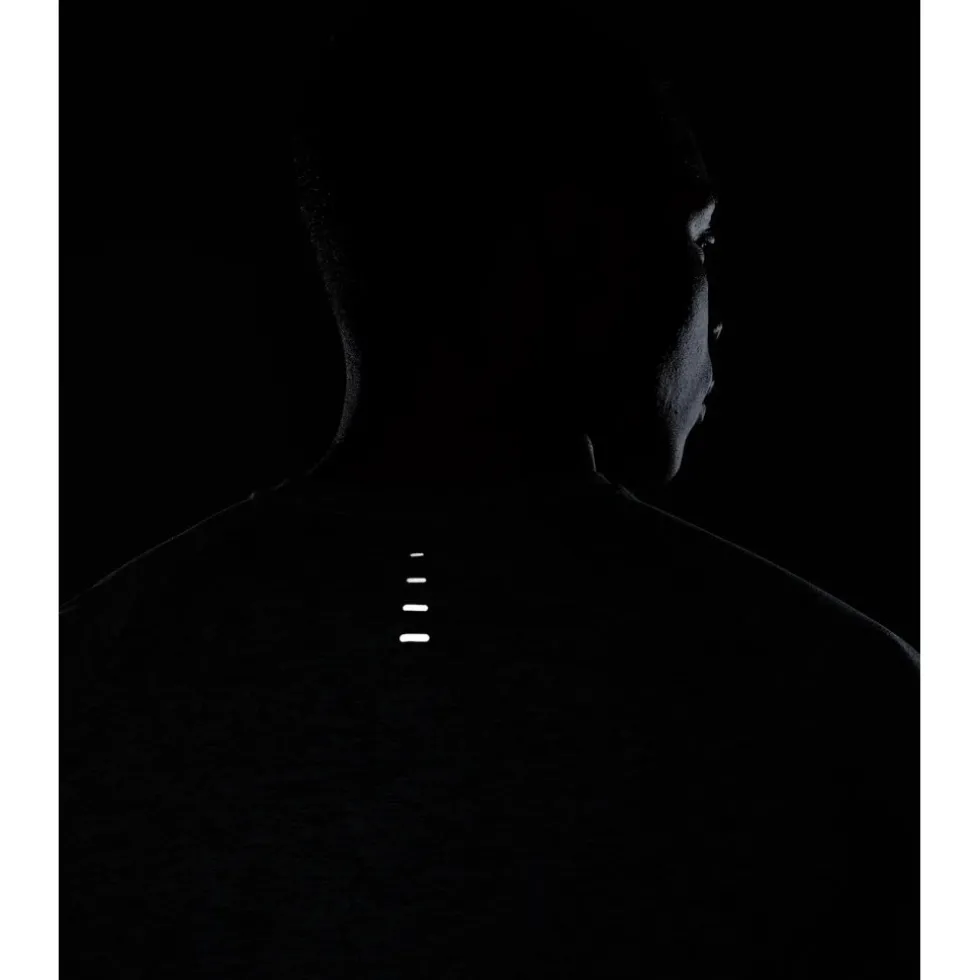 Nike Dri-FIT ADV Stride Hardloopshirt Heren - smoke grey/heather/reflective silver HV5203-084