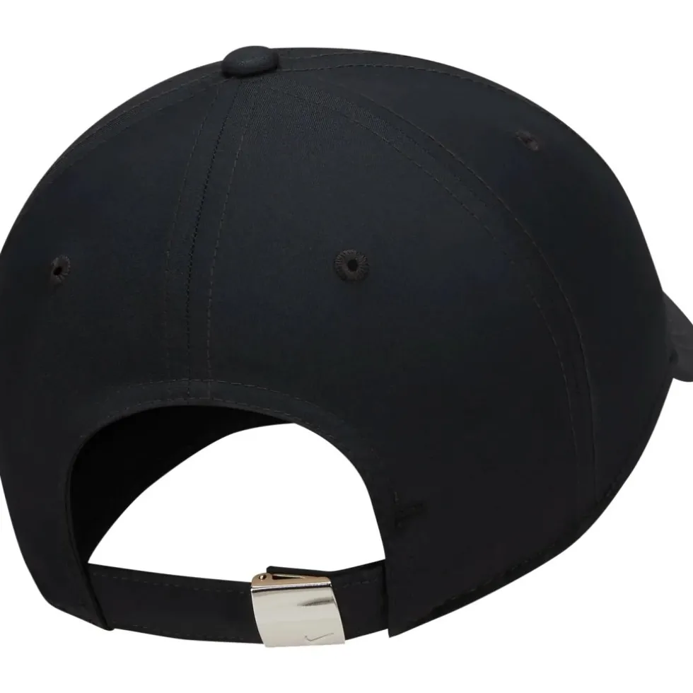 Nike Dri-FIT Club Metall-Swoosh Logo Pet - black/metallic silver FB5372-010