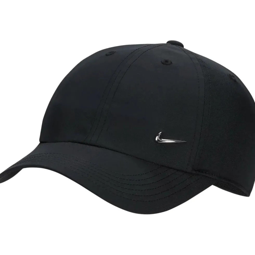 Nike Dri-FIT Club Metall-Swoosh Pet voor Kinderen - zwart FB5064-010
