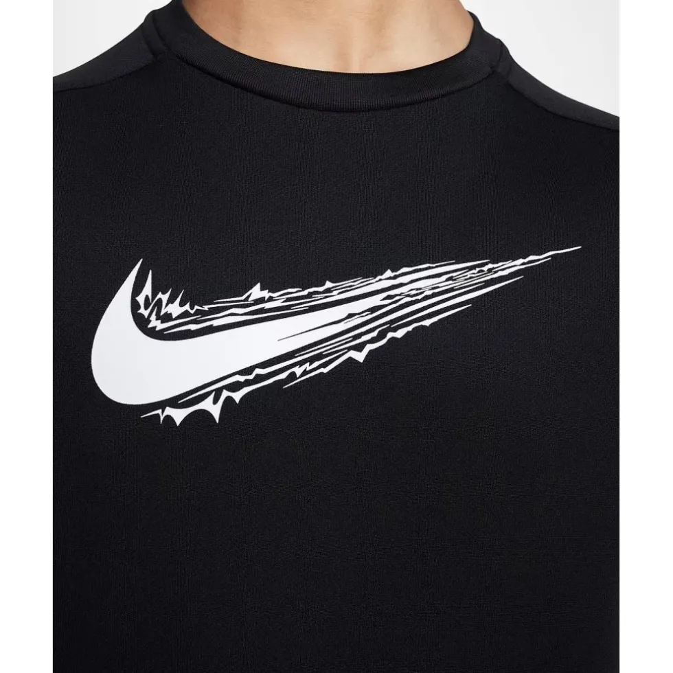 Nike Dri-FIT Multi Shirt Kinderen - zwart/wit HF8100-010