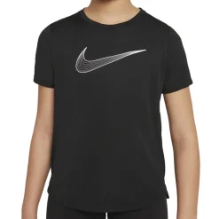 Nike Dri-Fit One Shirt Kinderen - zwart/wit DD7639-010