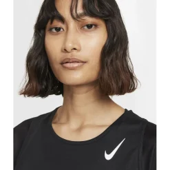 Nike Dri-Fit Race Hardloopshirt Dames - black/reflective silver DD5927-010