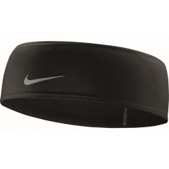 Nike Dri-Fit Swoosh - Hoofdband 2.0 - zwart/zilver 042