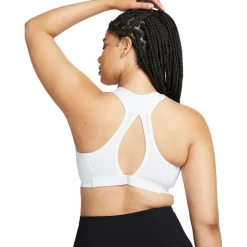 Sport Bh'S|Ondergoed < Nike Dri-FIT Swoosh Sport-Beha met sterke Ondersteuning Dames - wit/wit/zwart DX6815-100
