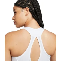 Sport Bh'S|Ondergoed < Nike Dri-FIT Swoosh Sport-Beha met sterke Ondersteuning Dames - wit/wit/zwart DX6815-100