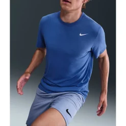 Nike Dri-FIT Training T-Shirt Heren - comet blue/white AR6029-411