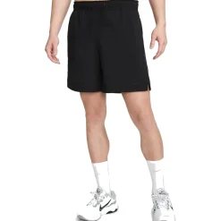 Broeken < Nike Dri-FIT Unlined Woven Korte Broek 7" Heren - zwart/zwart/zwart DV9340-010
