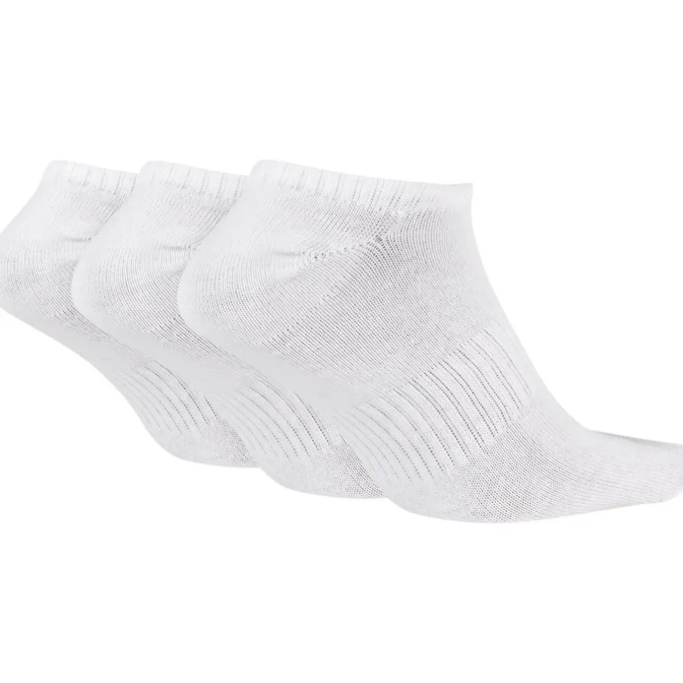 Nike Everyday Lightweight No-Show Trainingssokken (3 Paar) - wit/zwart SX7678-100