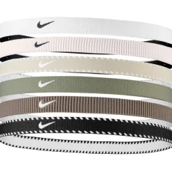 Mutsen < Nike Flex Classic Haarbanden - Set van 6 - white/light army/black 111