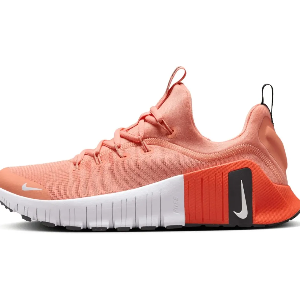 Nike Free Metcon 6 Fitnessschoenen Dames - apricot agate/turf orange/black/white FJ7126-803