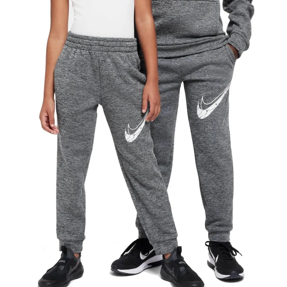 Nike Multi Stain Repel Therma-FIT Joggingbroek Kinderen - black/light smoke grey/heather/white HF4418-010