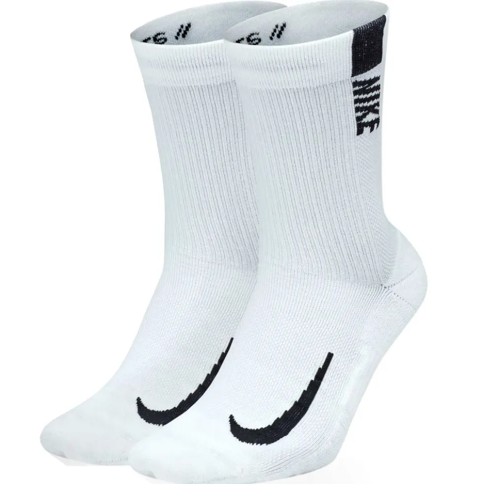 Nike Multiplier Crew-Sokken (2 Paar) - wit/zwart SX7557-100