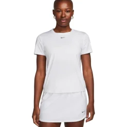 Nike One Classic Dri-FIT Shirt Dames - wit/zwart FN2798-100