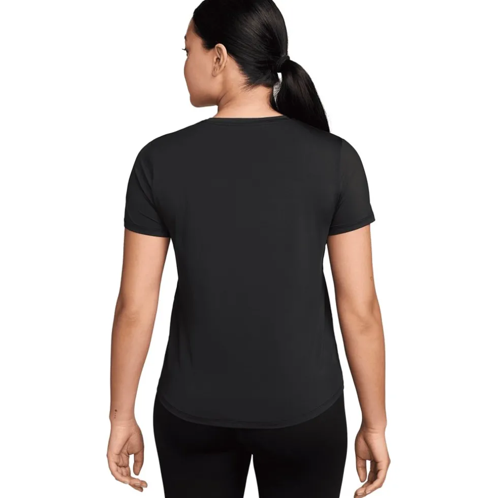 Nike One Classic Dri-FIT Shirt Dames - black/white FN2798-013