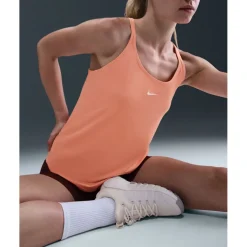 Nike One Classic Dri-Fit Strappy Top Dames - playful pink/white IB9389-675