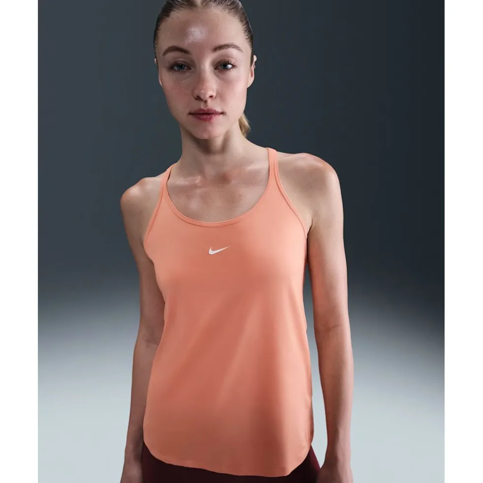 Nike One Classic Dri-Fit Strappy Top Dames - playful pink/white IB9389-675