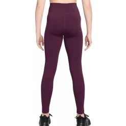 Nike One Dri-FIT Tights Kinderen - bordeaux/white FZ5605-610