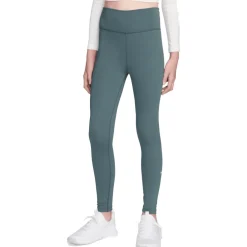 Nike One Dri-FIT Tights Kinderen - mineral slate/white FZ5605-382