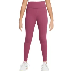 Nike One Dri-FIT Tights Kinderen - sweet beet/white FZ5605-634