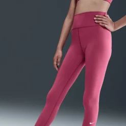 Nike One Dri-FIT Tights Kinderen - sweet beet/white FZ5605-634